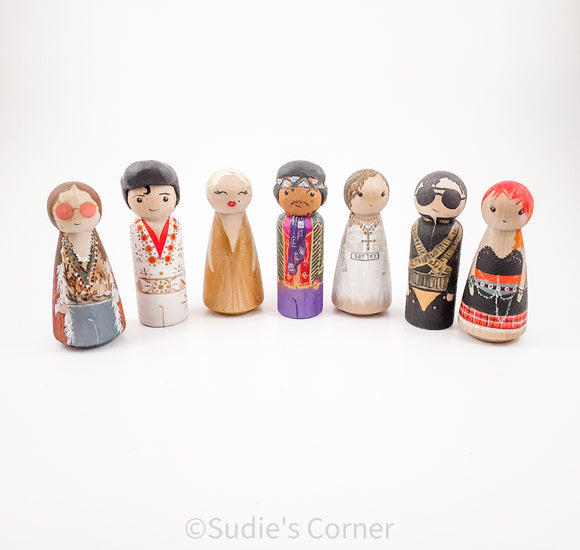 Iconic Peg dolls
