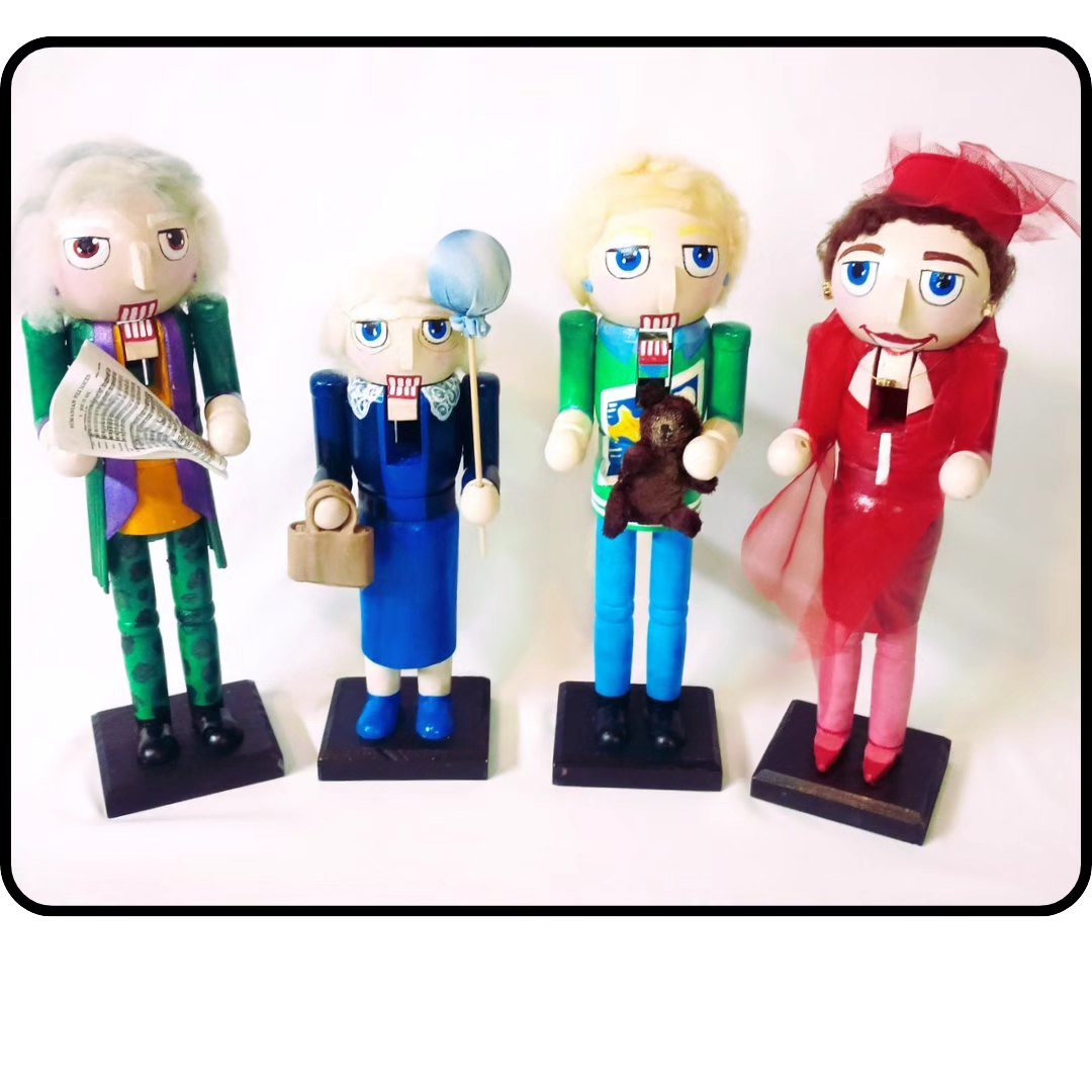 Golden Girls Nutcracker set of 4