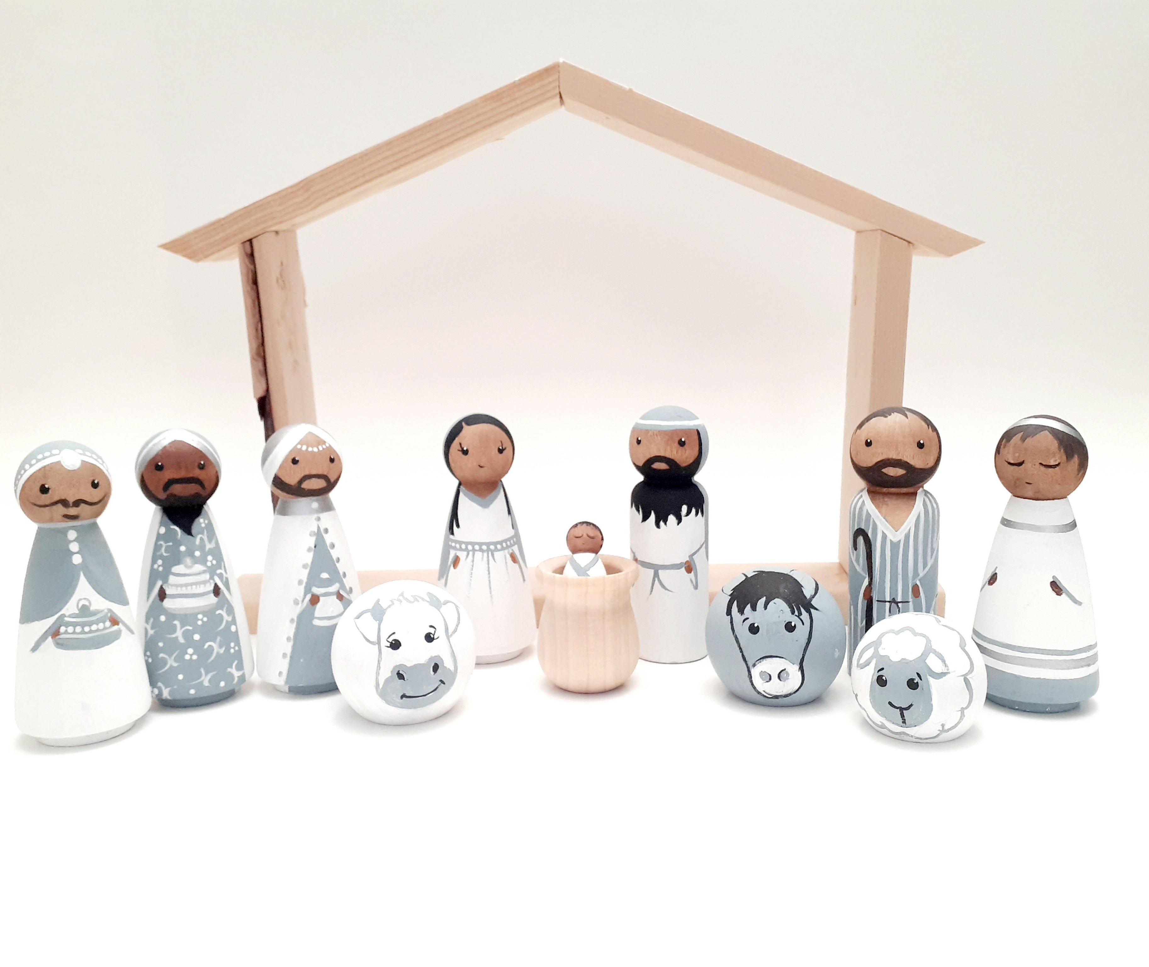The Nativity ナティビティ 1 Kokeshi Doll 本当に 安い 通販