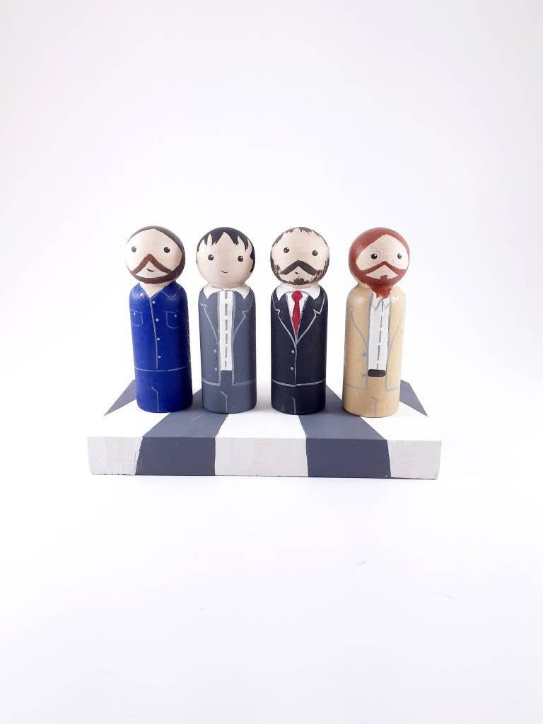 THE BEATLES | ABBEY ROAD NOVELTY EDIBLE BIRTHDAY CAKE TOPPER 7.5" ROUND - Foto 5