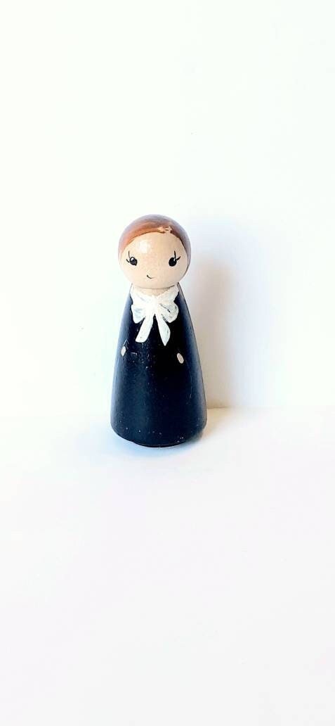 Amy Coney Barrett gift, Supreme Court Justice, Amy Coney Barrett peg doll, Supreme Court  associate justice, gift for lawyer, figurine