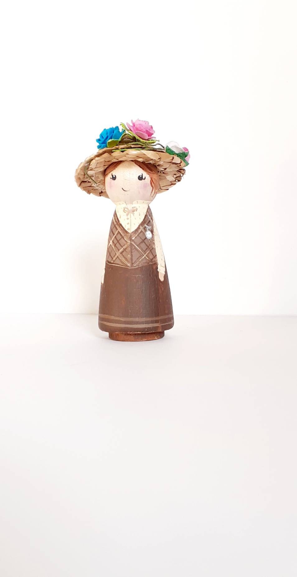 Anne of Green Gables peg dolls